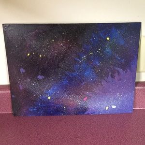 Acrylic painting on a 12x16 canvas